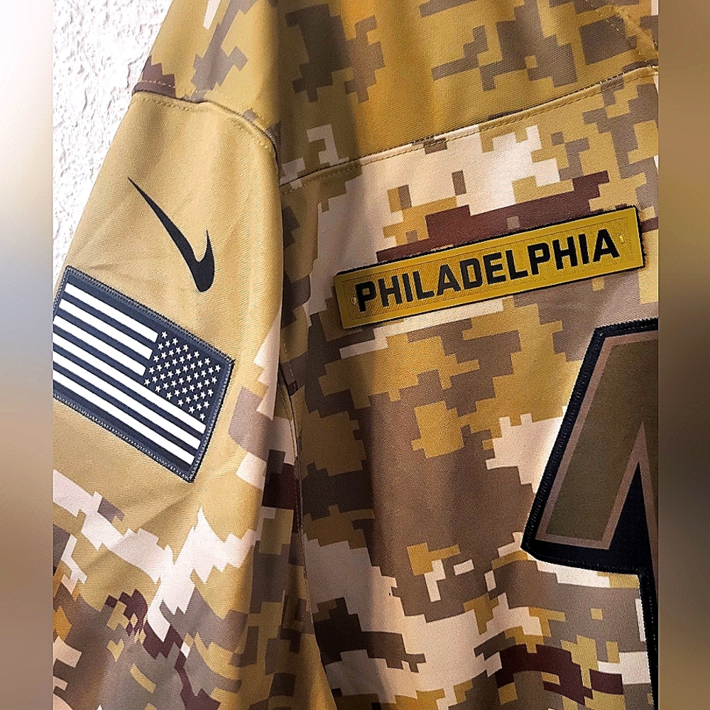 Carson Wentz Philadelphia Eagles Salute To Service Jersey